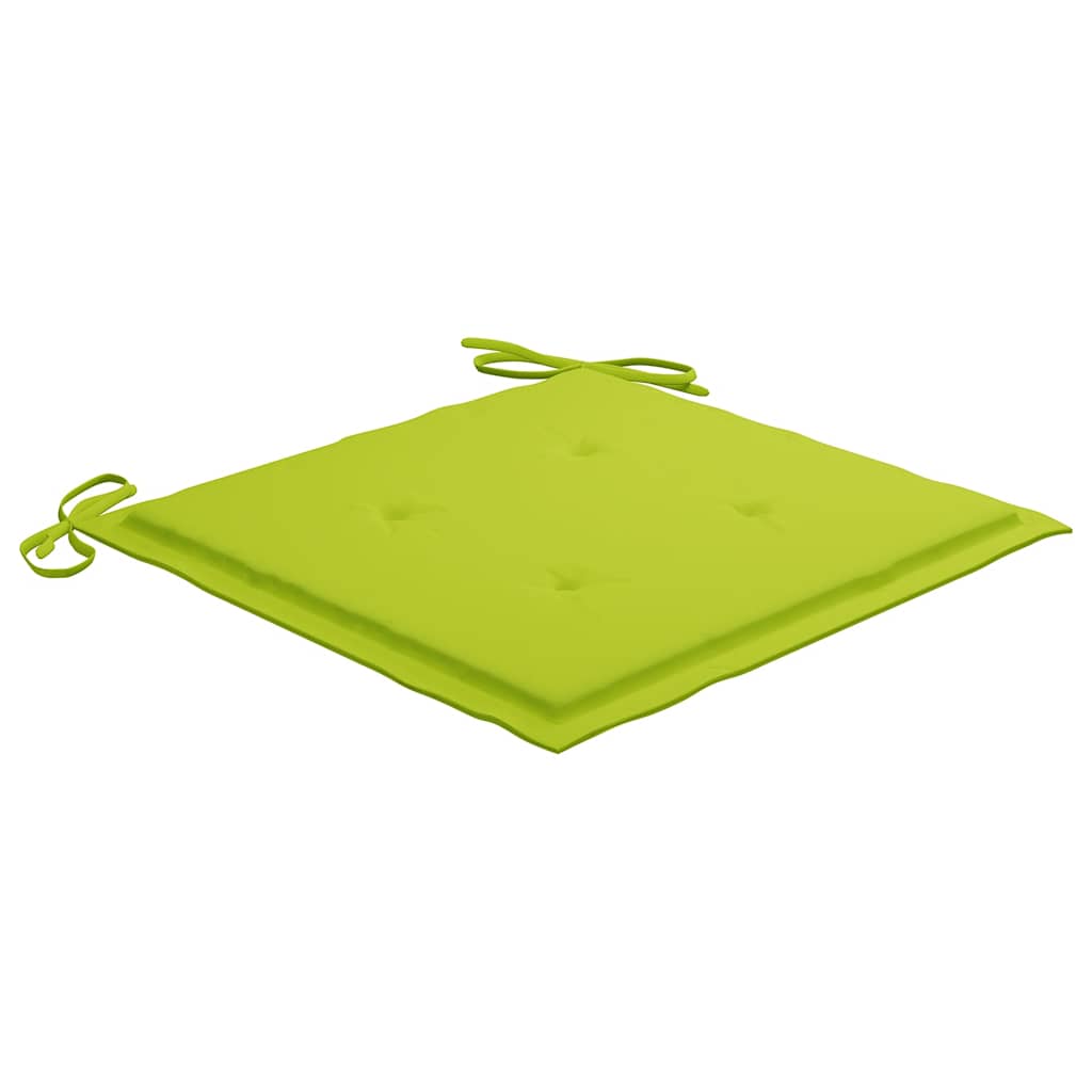 Cadeiras de jardim c/ mesa de centro e almofadões acácia maciça