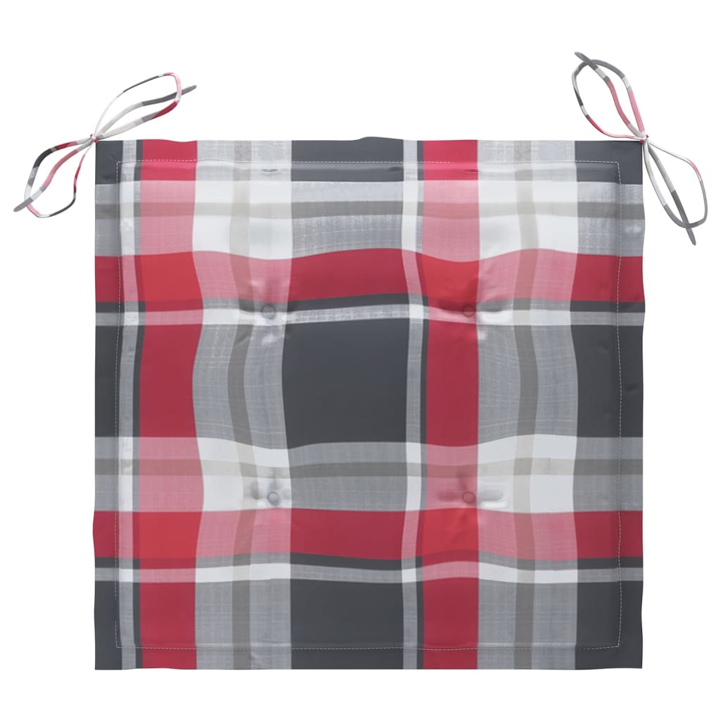 Cadeiras de jardim c/ mesa de centro e almofadões acácia maciça