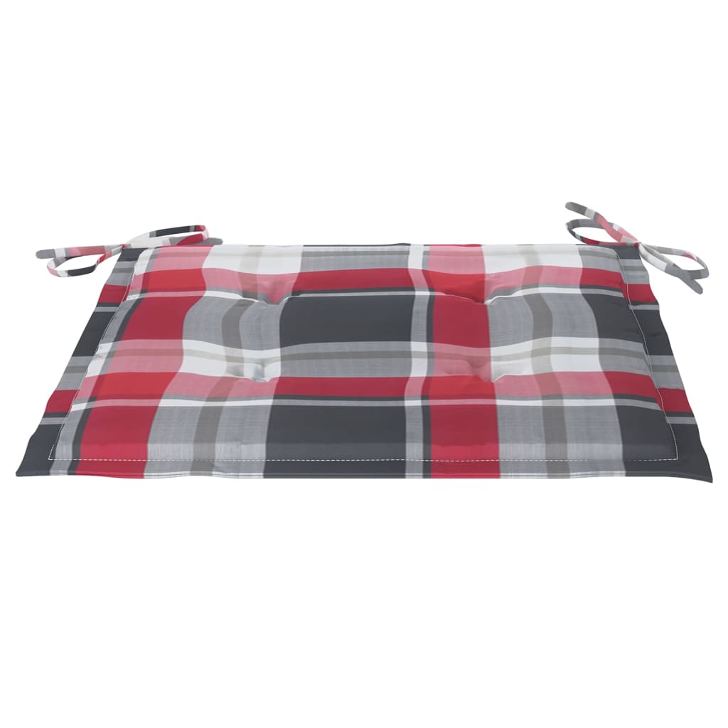 Cadeiras de jardim c/ mesa de centro e almofadões acácia maciça