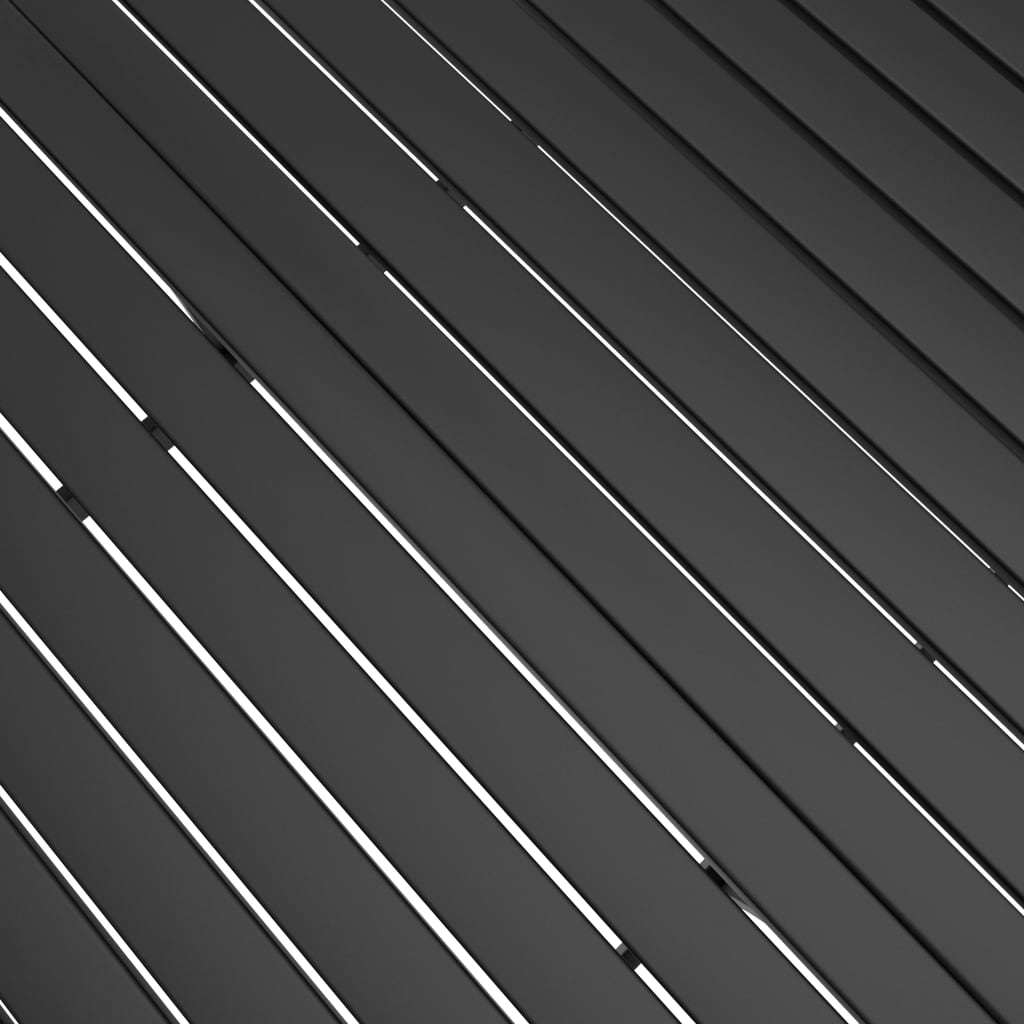 7 pcs conjunto de jantar para jardim textilene e aço