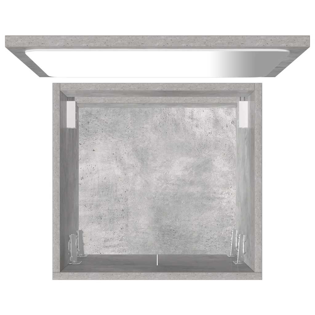 2 pcs conj. móveis casa de banho contraplacado branco brilhante