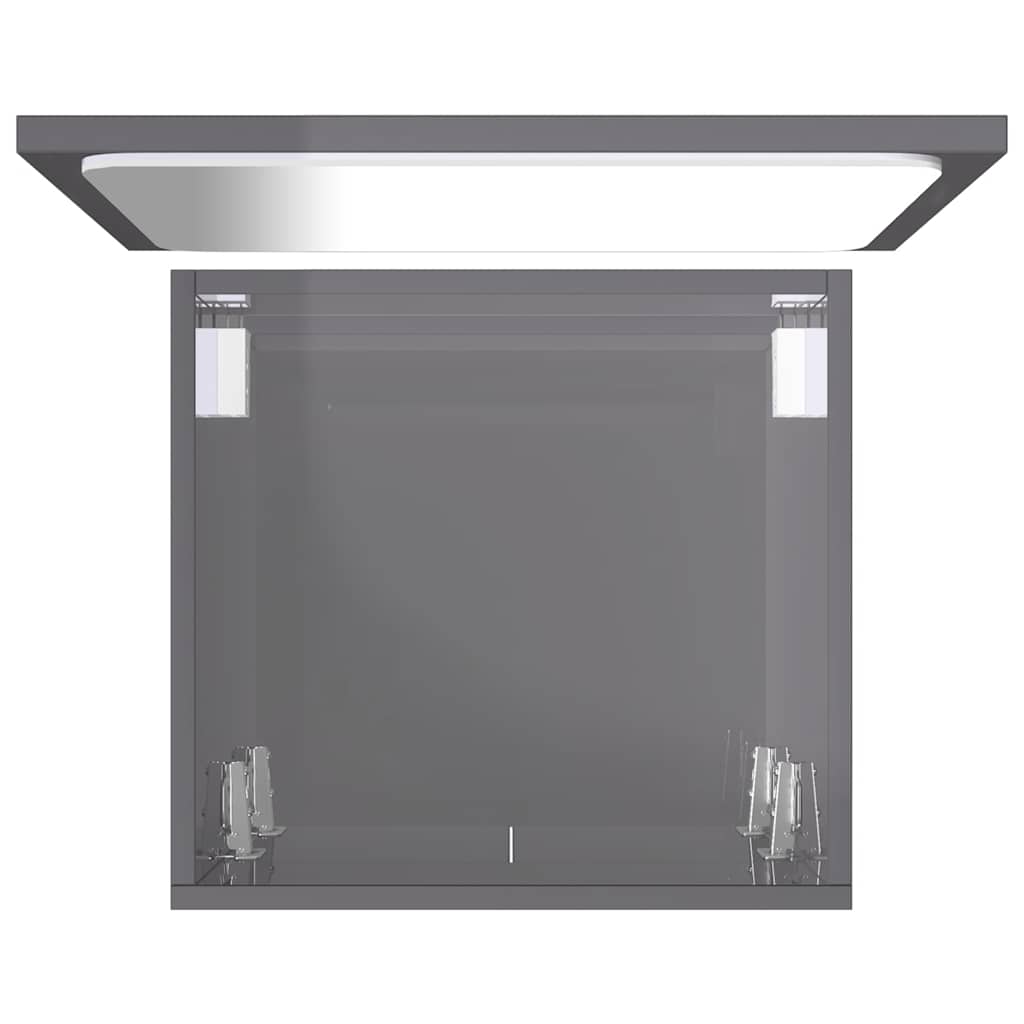 2 pcs conj. móveis casa de banho derivados madeira branco bril.