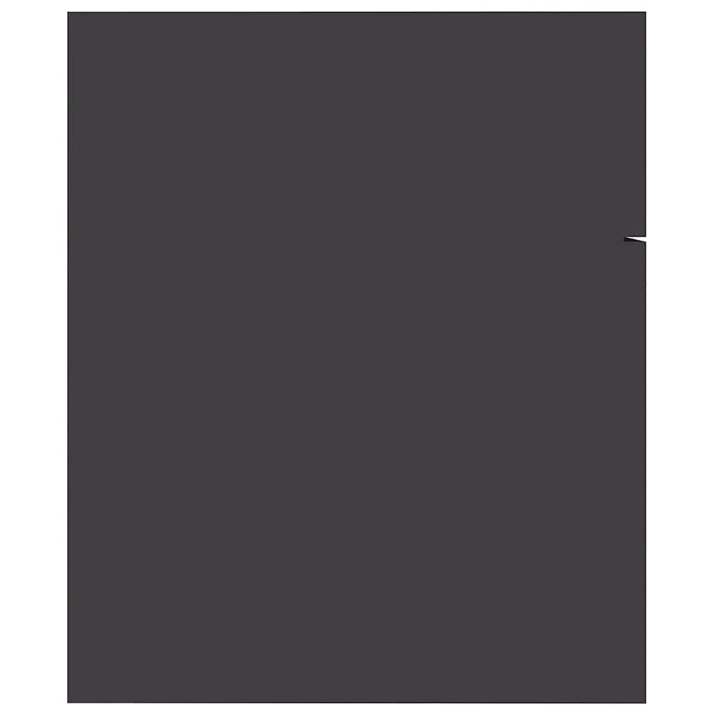 2 pcs conj. móveis casa de banho derivados madeira branco bril.