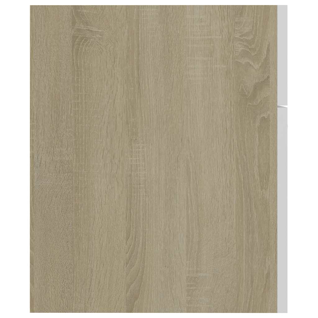 2 pcs conj. móveis casa de banho derivados madeira branco bril.