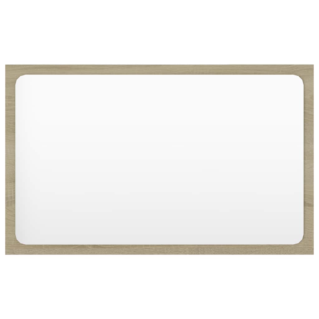 2 pcs conj. móveis casa banho derivados madeira branco/carvalho