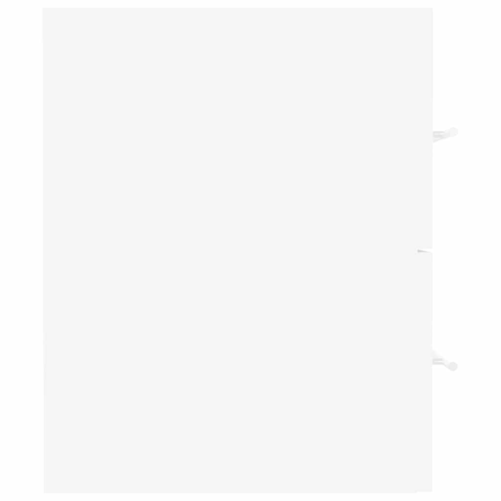 2 pcs conj. móveis casa de banho contraplacado cinza brilhante