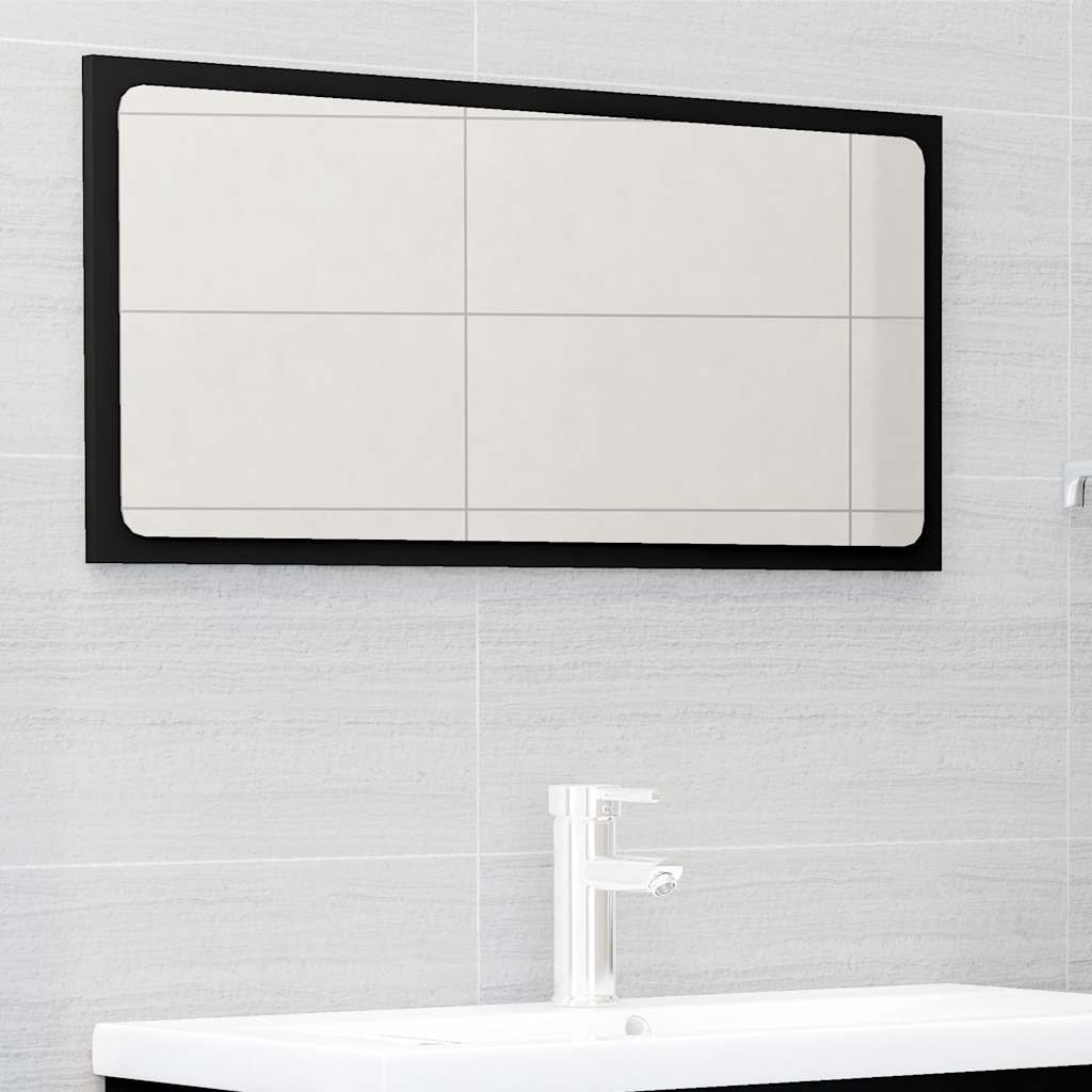 2 pcs conj. móveis casa de banho contraplacado cinza brilhante