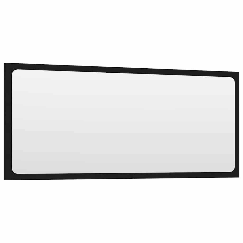 2 pcs conj. móveis casa de banho contraplacado cinza brilhante