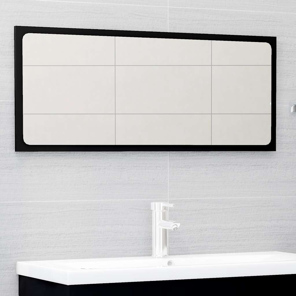 2 pcs conj. móveis casa de banho contraplacado cinza brilhante