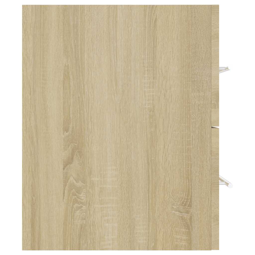 2 pcs conj. móveis casa de banho contraplacado cinza brilhante