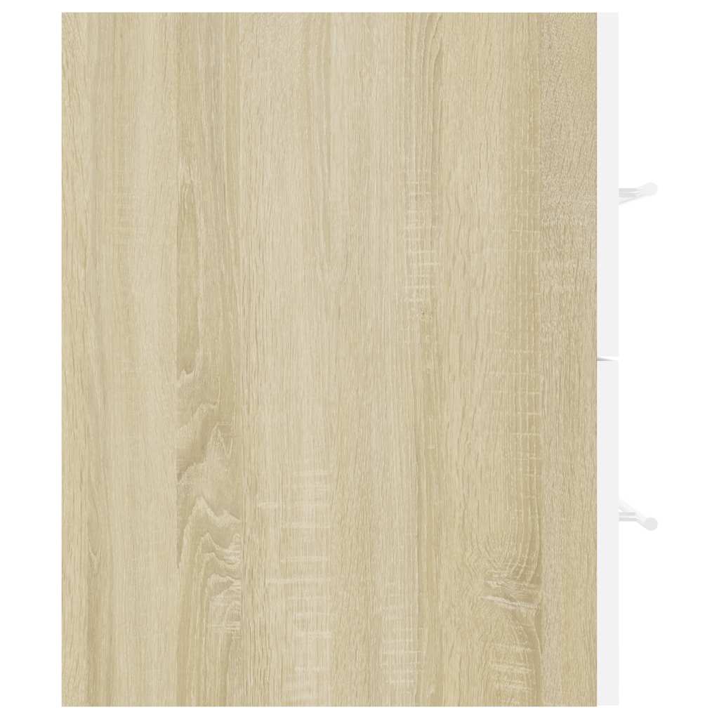 2 pcs conj. móveis casa de banho contraplacado cinza brilhante