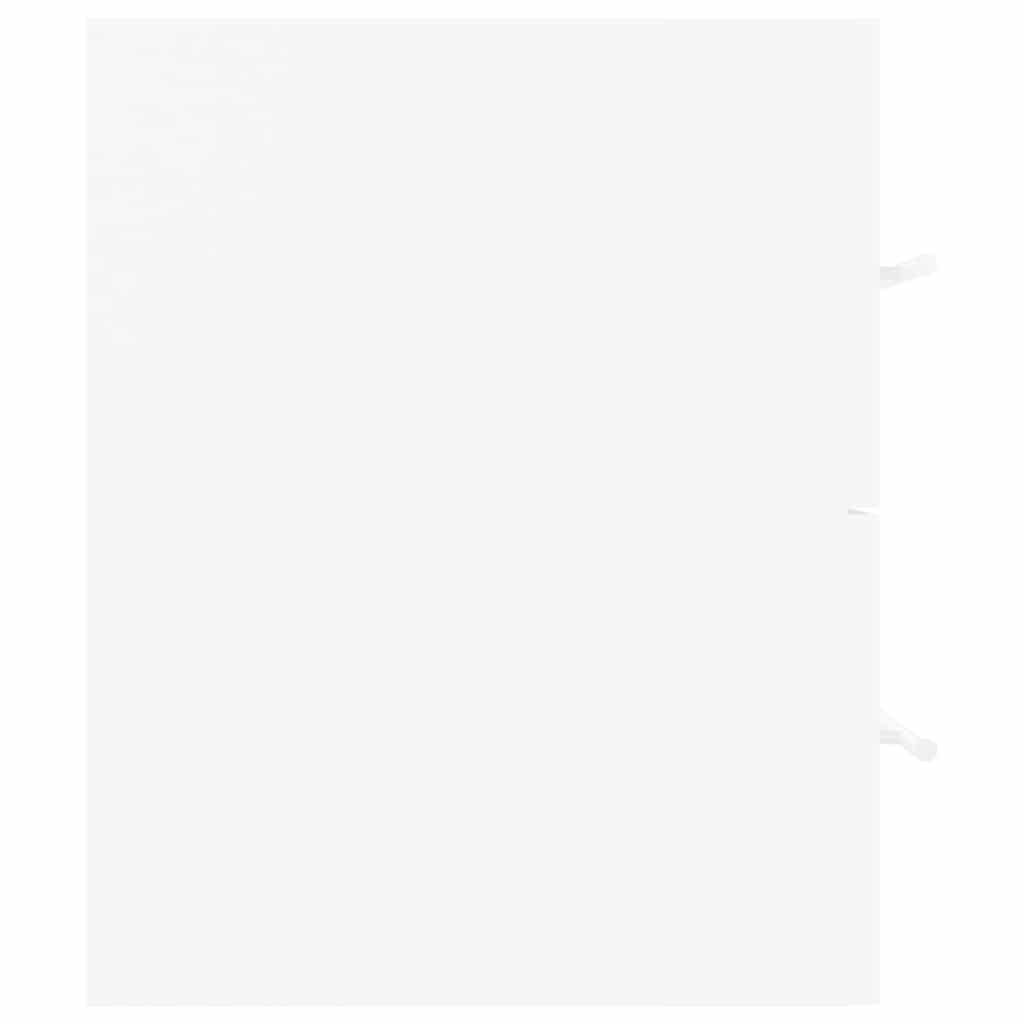 2 pcs conj. móveis casa banho derivados madeira branco/carvalho