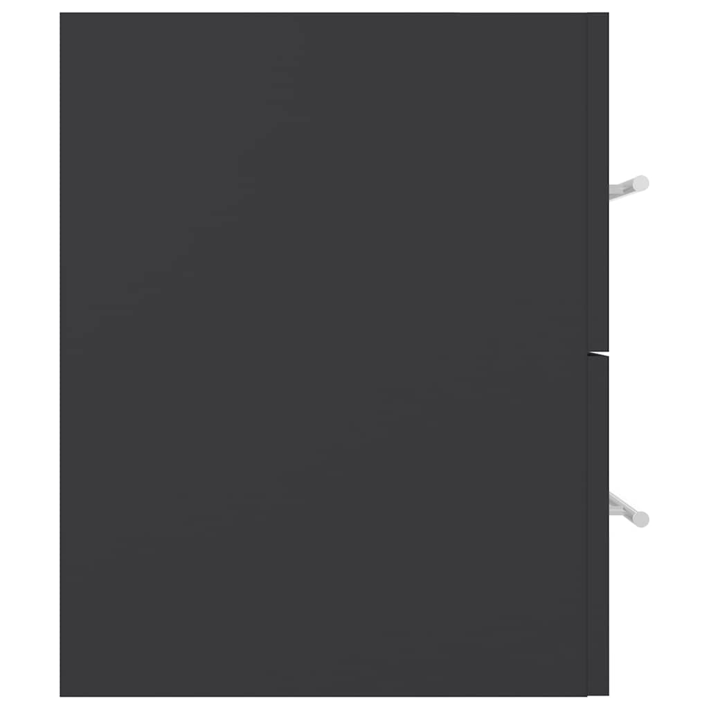 2 pcs conj. móveis casa banho derivados madeira branco/carvalho