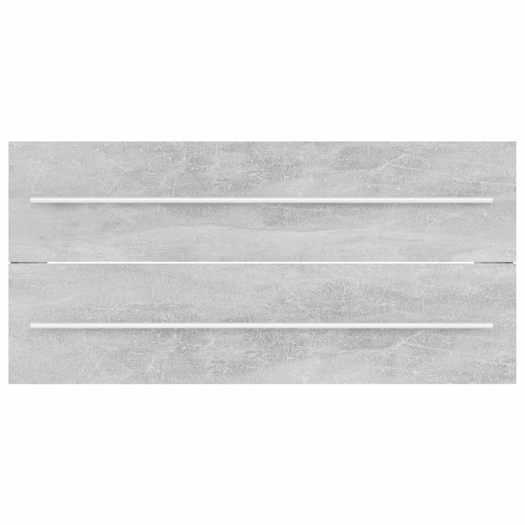 2 pcs conj. móveis casa banho derivados madeira branco/carvalho