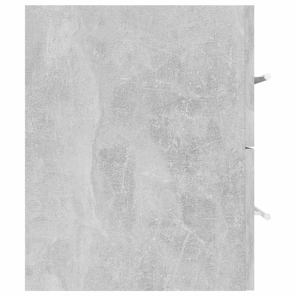 2 pcs conj. móveis casa banho derivados madeira branco/carvalho