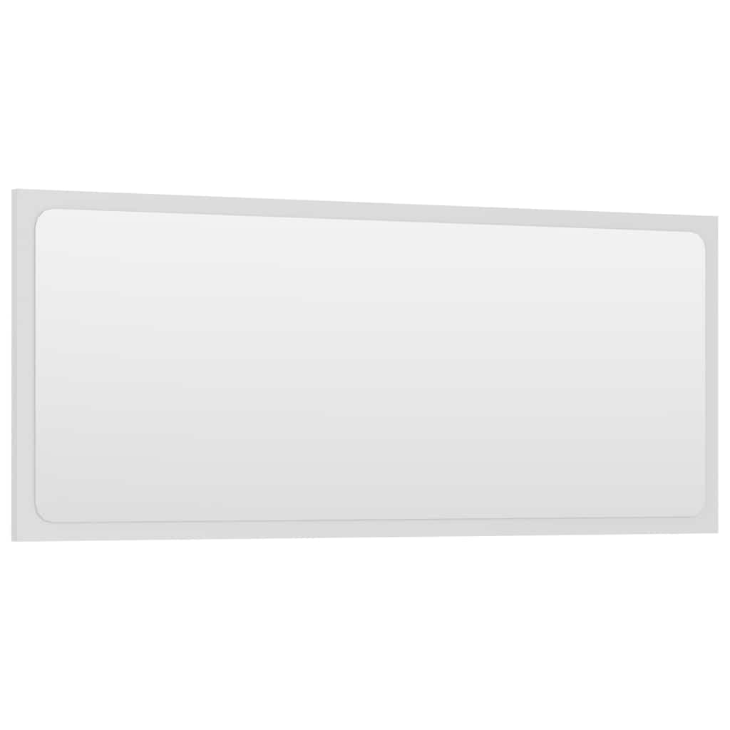 2 pcs conj. móveis casa banho derivados madeira branco/carvalho