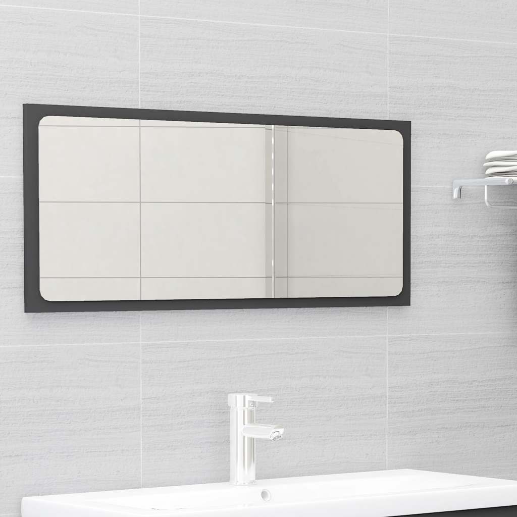 2 pcs conj. móveis casa banho derivados madeira branco/carvalho