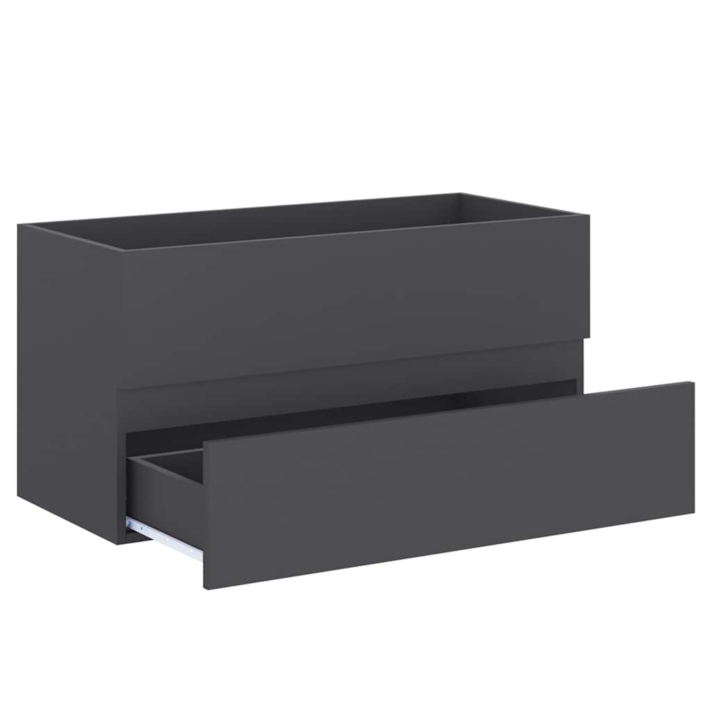 2 pcs conj. móveis casa banho derivados madeira branco/carvalho