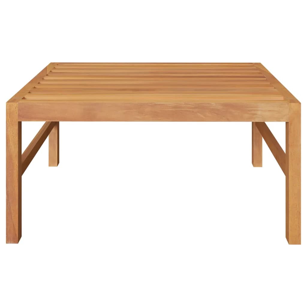 3 pcs conj. lounge de jardim + almofadões cinzento-escuro teca