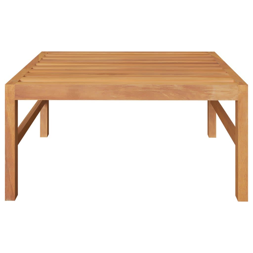 2 pcs conj. lounge de jardim c/ almofadões cinza-escuro teca