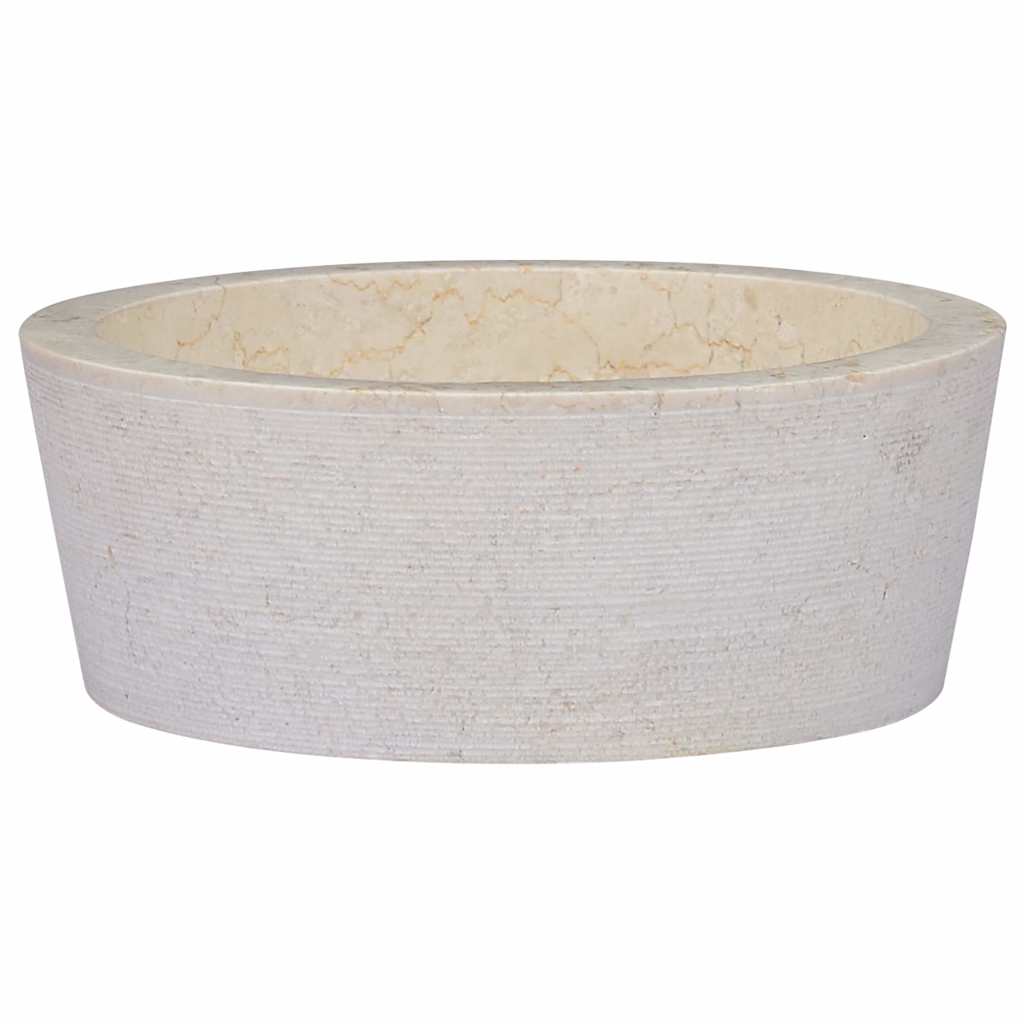 Lavatório Ø40x15 mármore cor creme