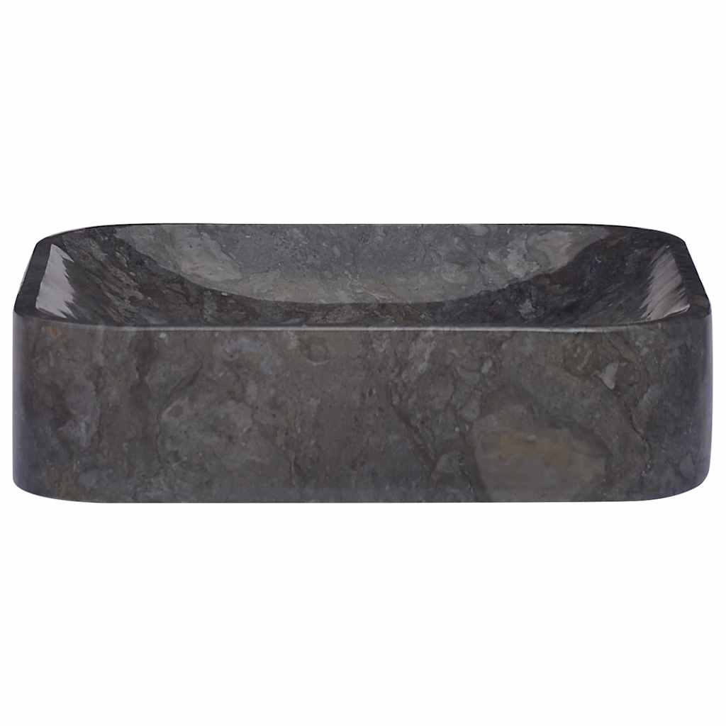 Lavatório 40x40x10 cm mármore preto