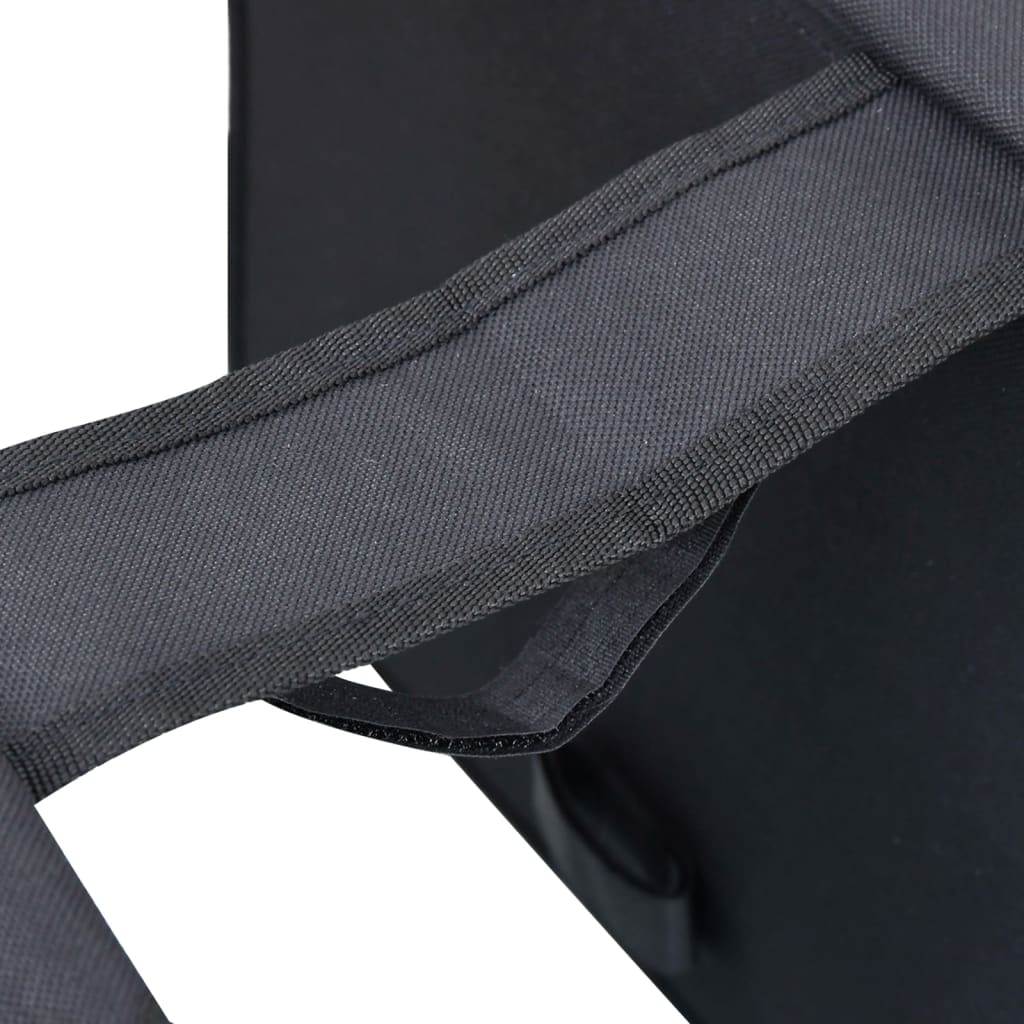 Alforge duplo para bicicleta impermeável 35 L preto