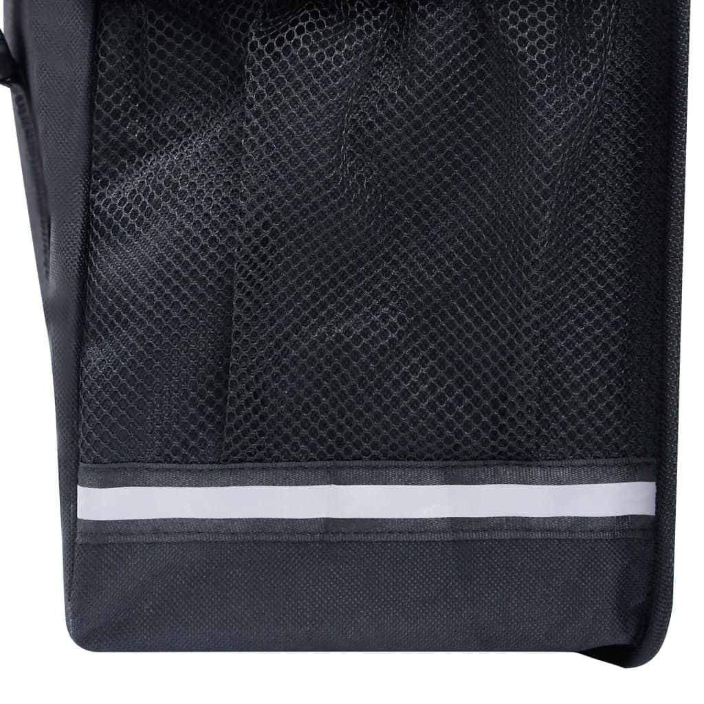 Alforge duplo para bicicleta impermeável 35 L preto