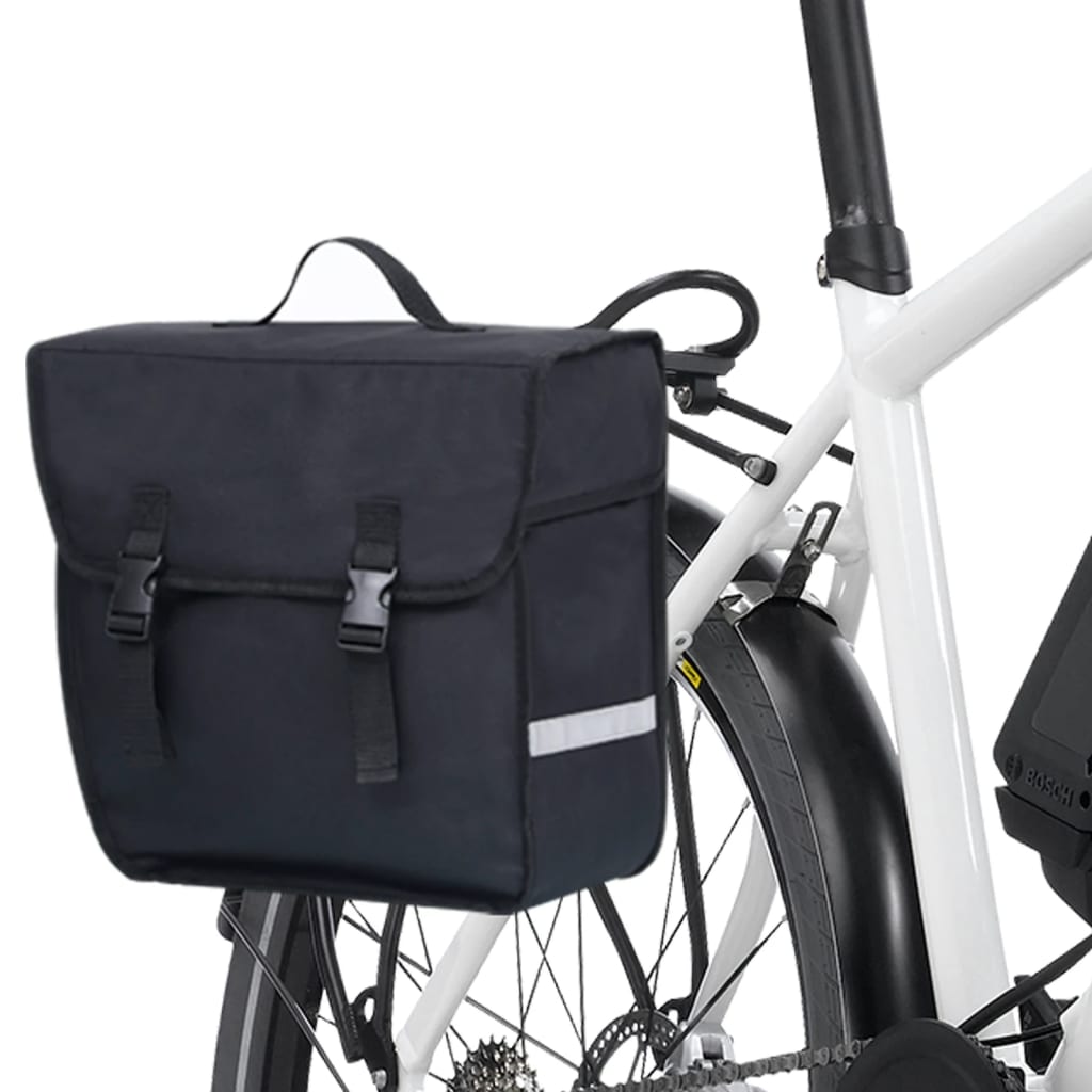 Alforge para bicicleta impermeável 21 L preto