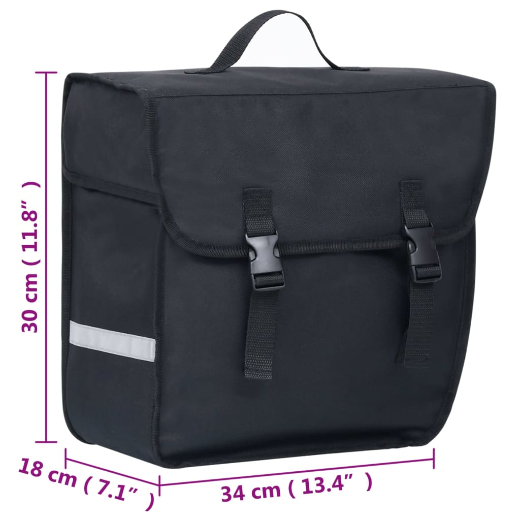 Alforge para bicicleta impermeável 21 L preto
