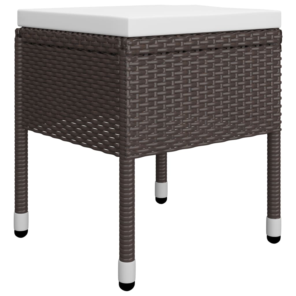 5 pcs conjunto de jantar para jardim bege