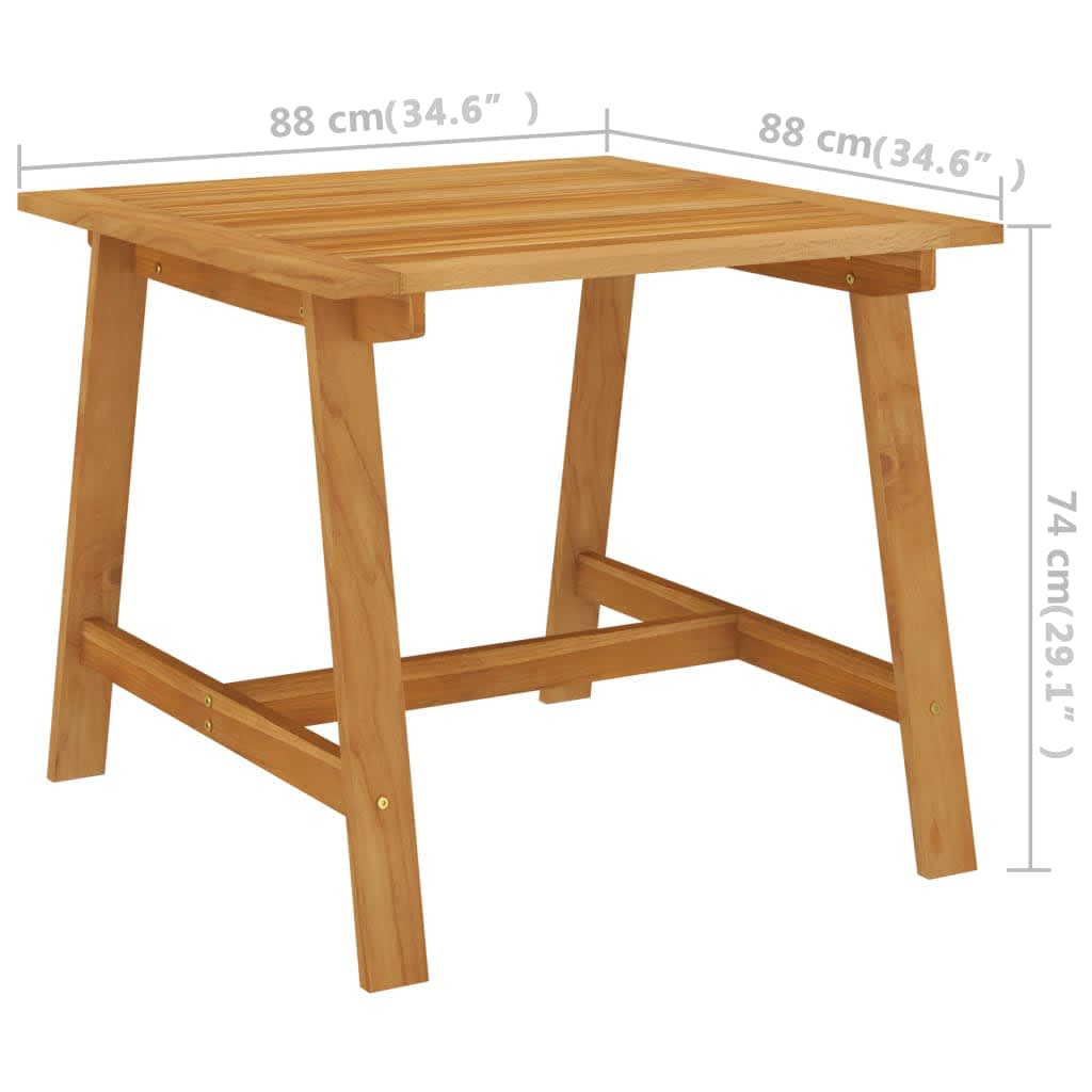 5 pcs conjunto de jantar para jardim bege