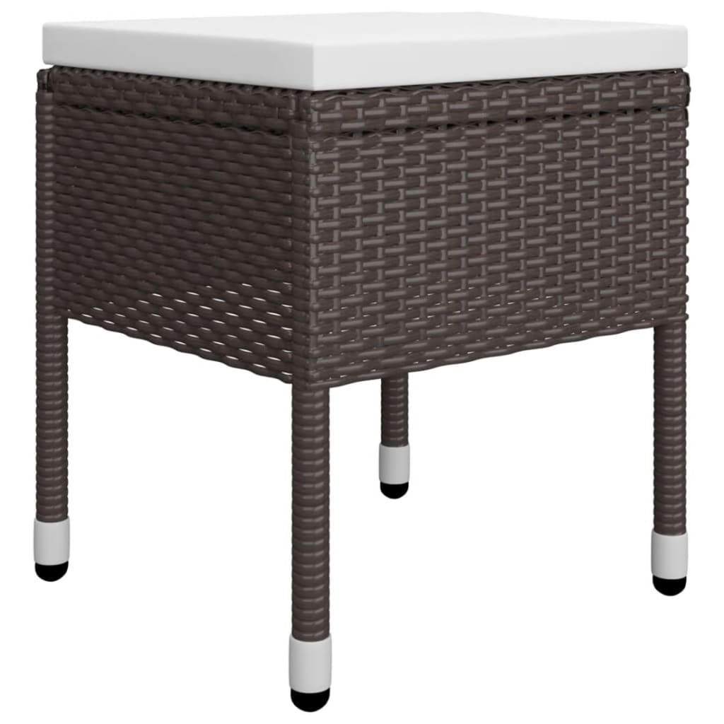 5 pcs conjunto de jantar para jardim bege