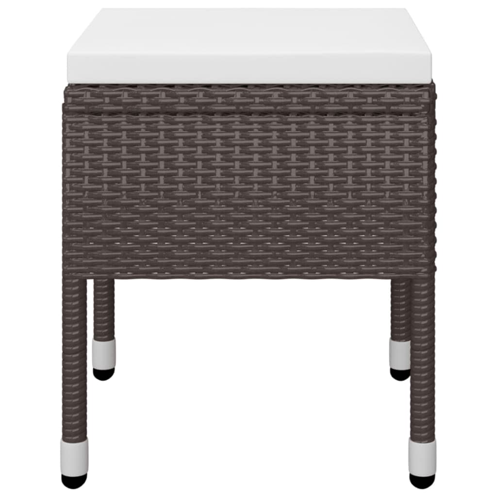 5 pcs conjunto de jantar para jardim bege