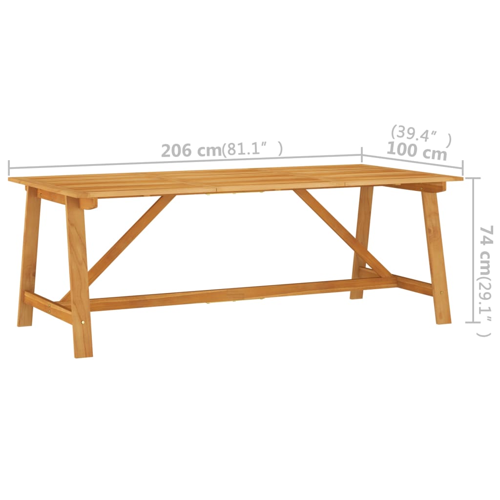 7 pcs conjunto de jantar para jardim cinzento