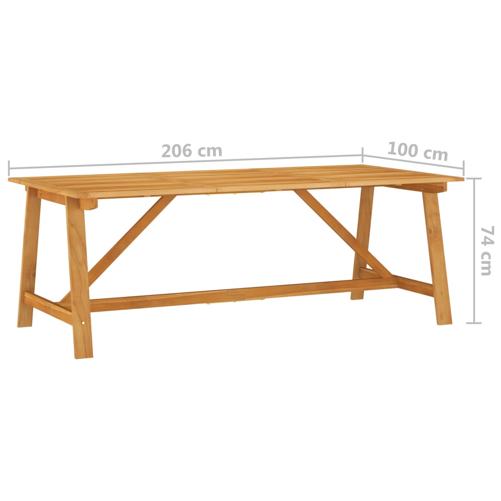 7 pcs conjunto de jantar para jardim cinzento