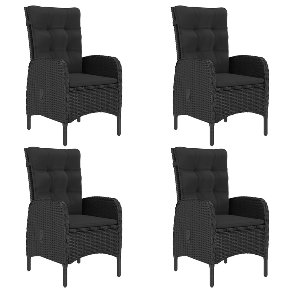 7 pcs conjunto de jantar para jardim cinzento