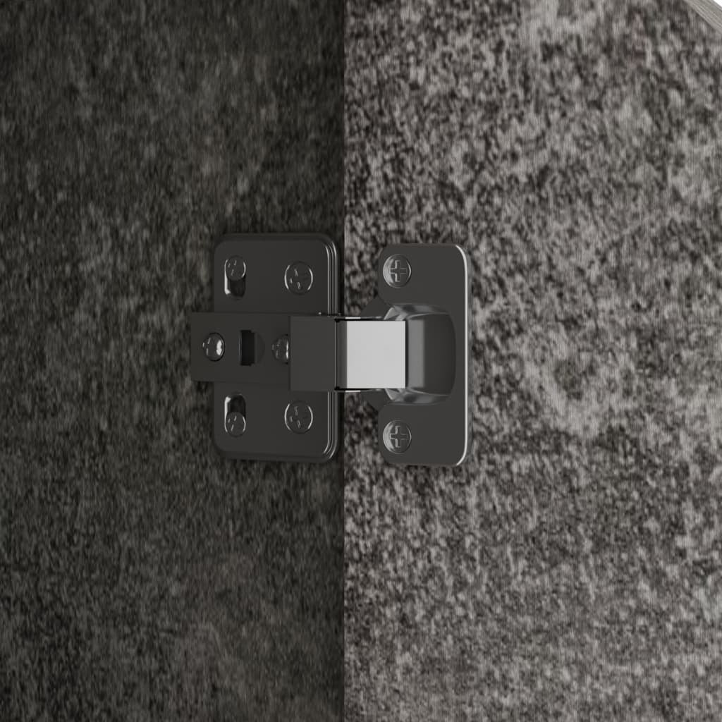 Aparador 60x30x72 cm derivados de madeira cinza cimento