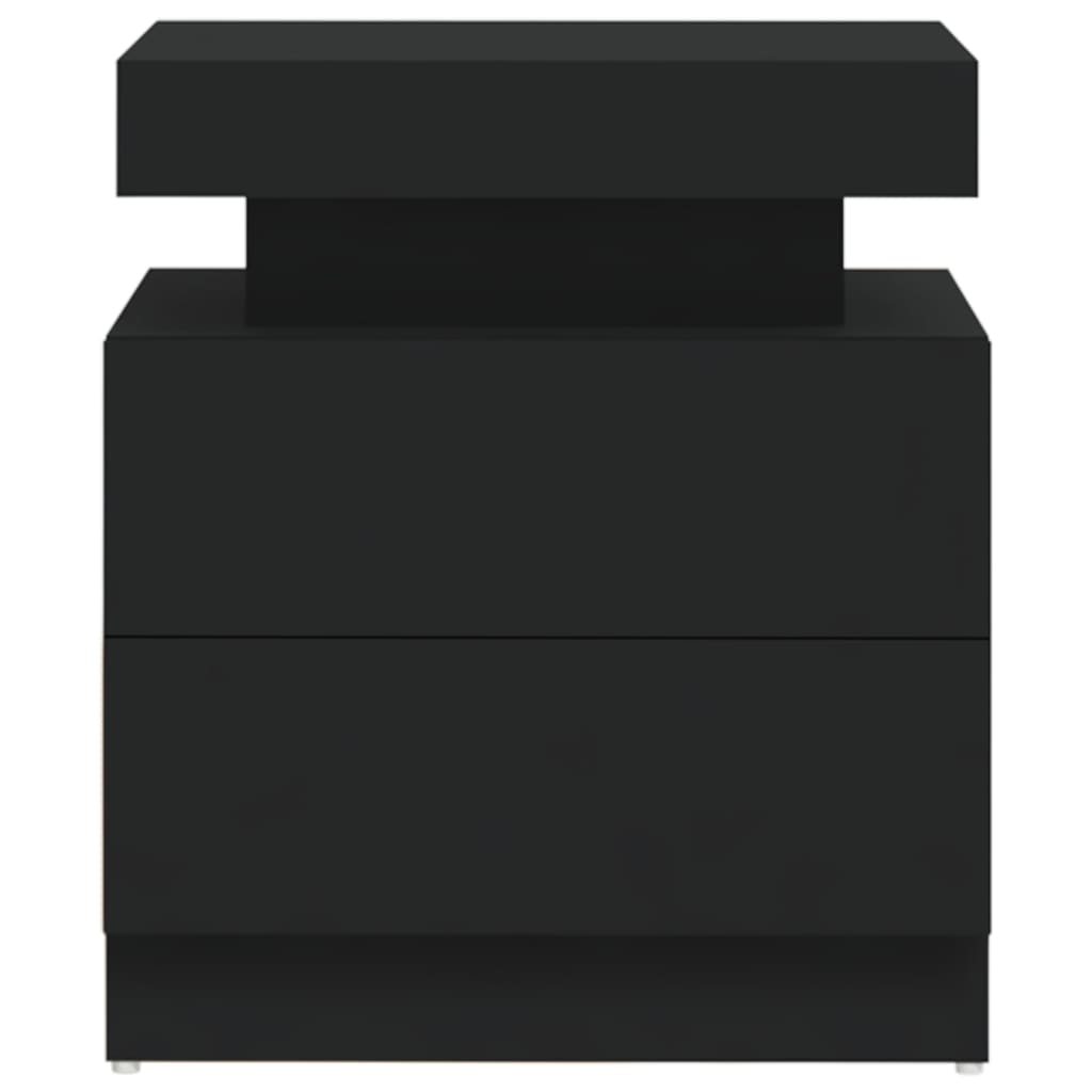 Mesa de cabeceira 45x35x52 cm derivados madeira cinzento