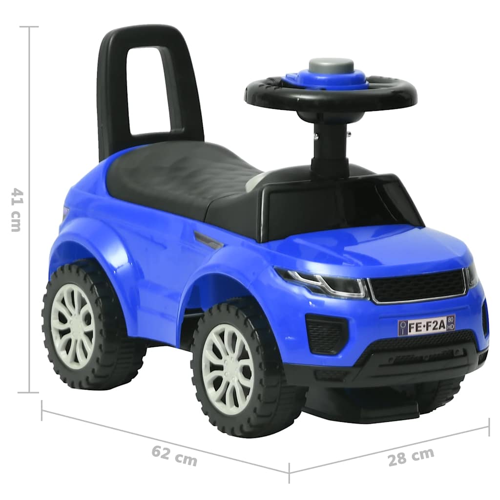 Carro de passeio azul