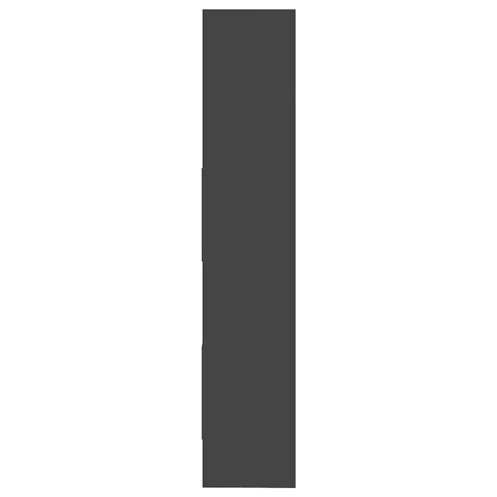 Estante 60x35x180 cm contraplacado cinzento cimento