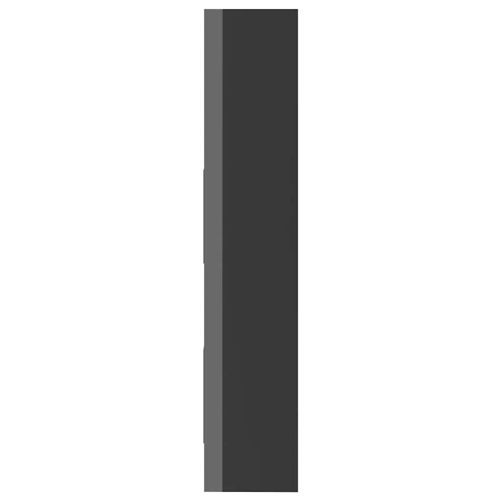 Estante 60x35x180 cm contraplacado cinzento cimento