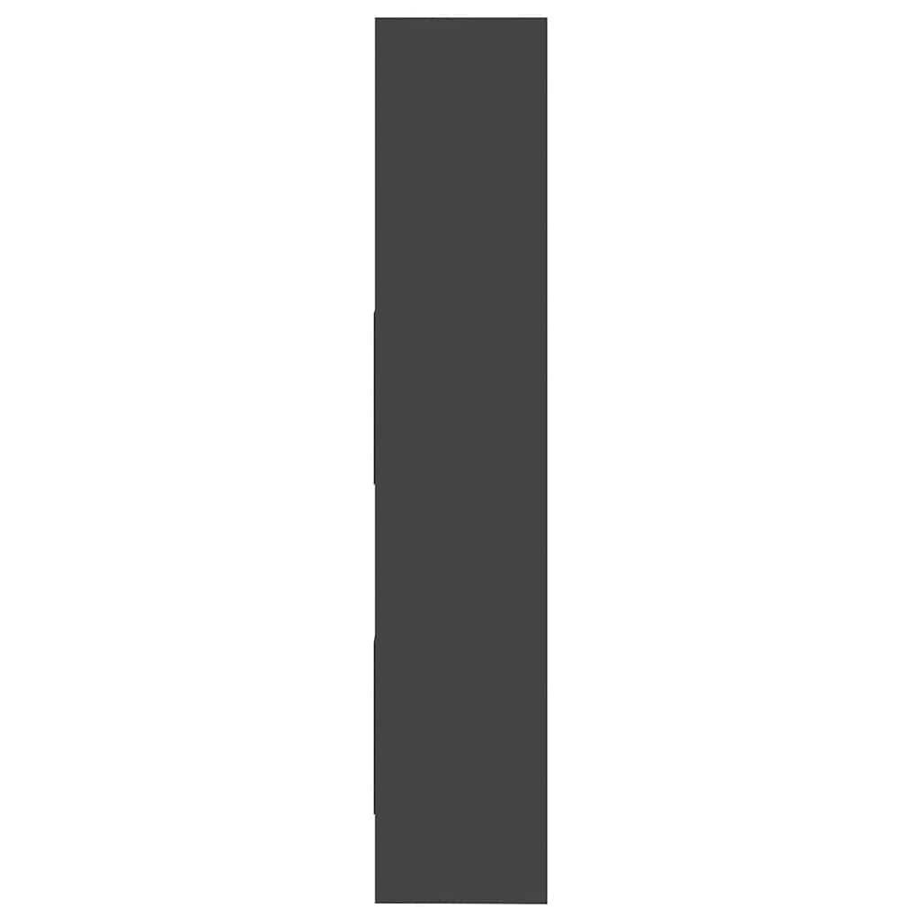 Estante 60x35x180 cm contraplacado cinzento cimento