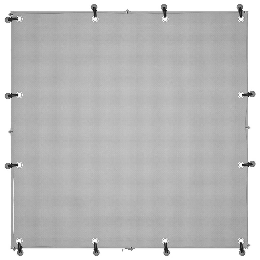 Canil para cães 110x110x110 cm aço prateado