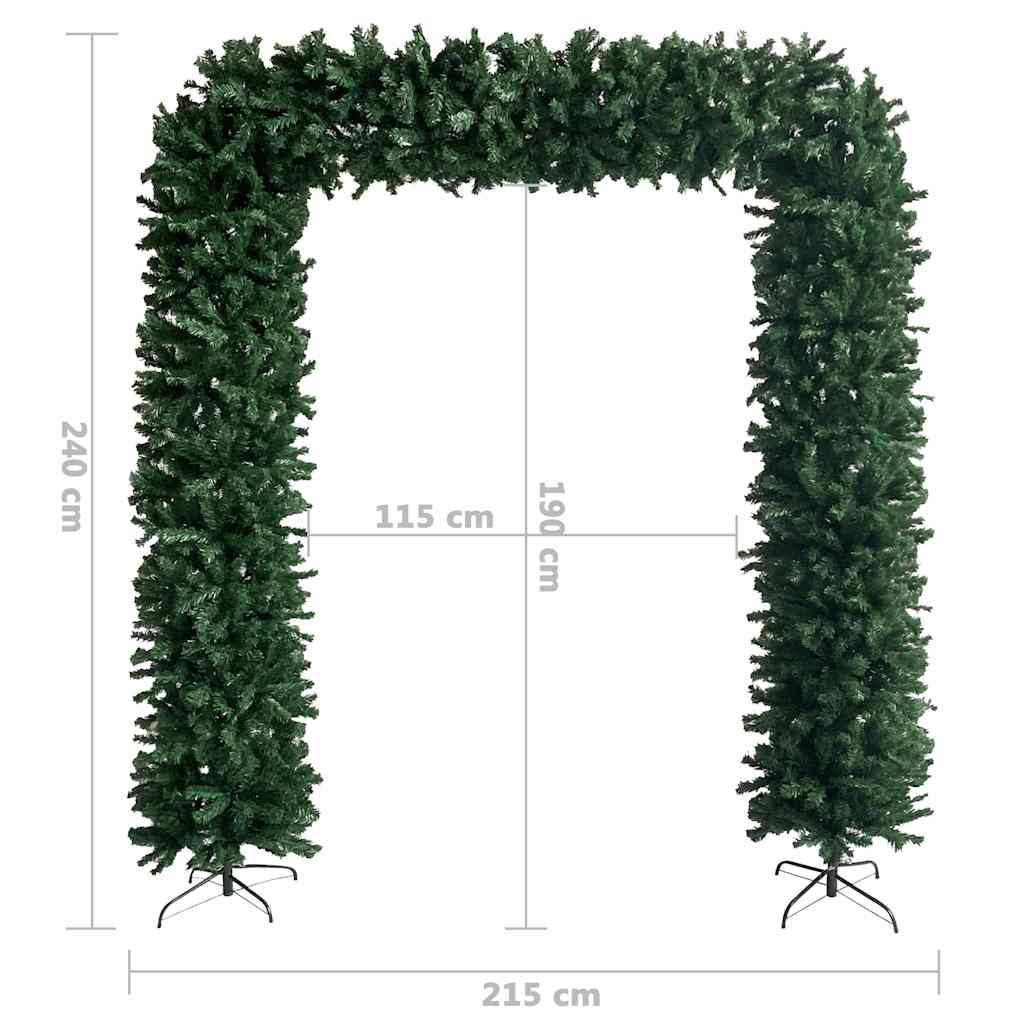 Grinalda de Natal 240 cm verde