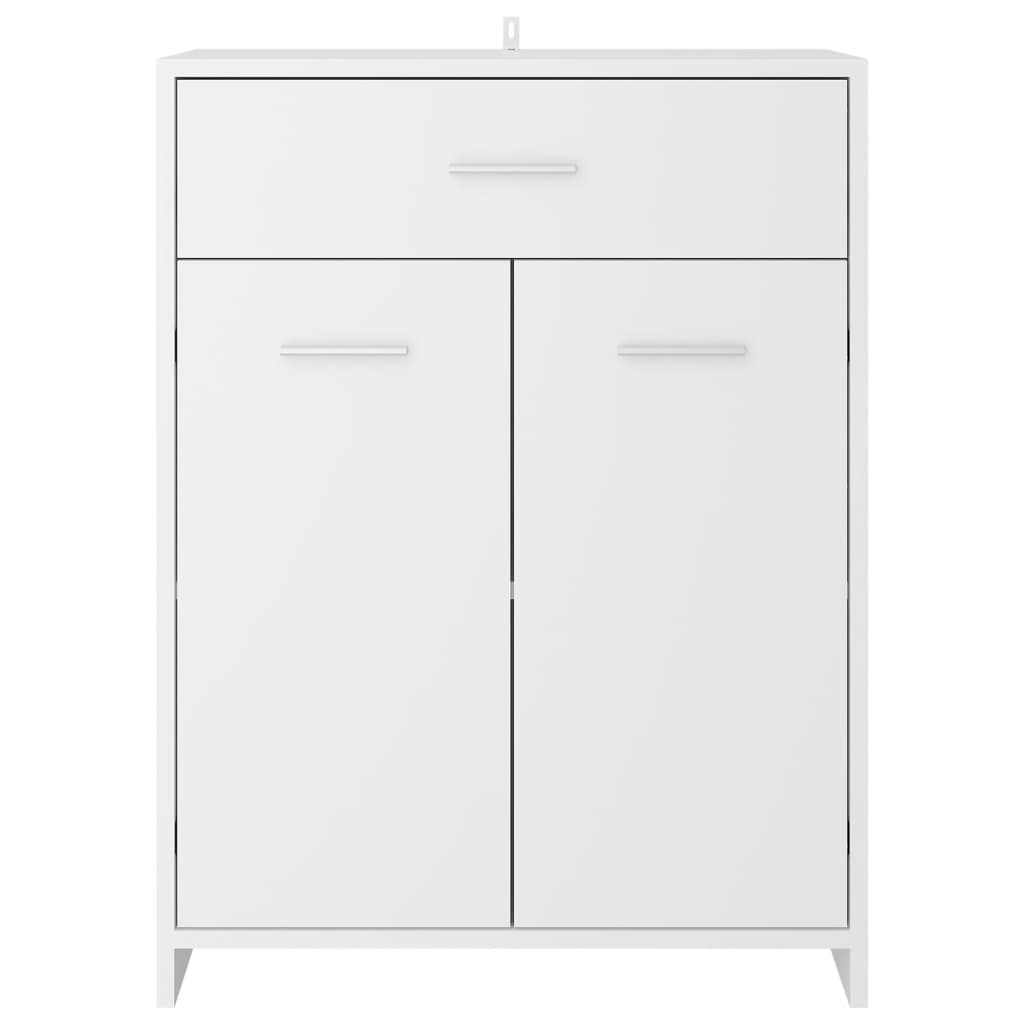 4 pcs conjunto de móveis de casa de banho branco