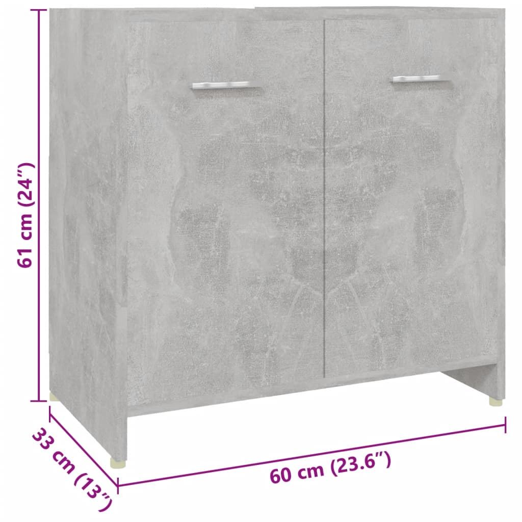 4 pcs conjunto de móveis de casa de banho branco brilhante