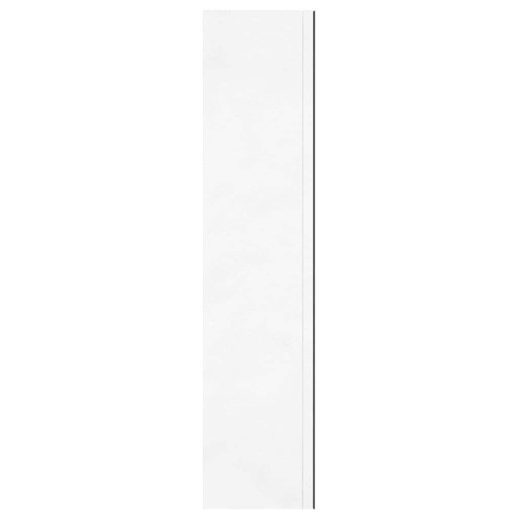 Armário espelhado p/ casa banho 60x15x75cm MDF branco brilhante