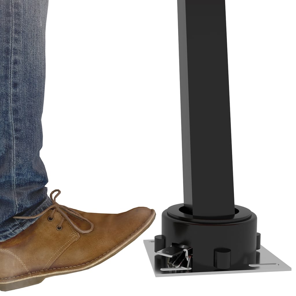 Toldo retrátil manual com LED 450x350 cm cor creme