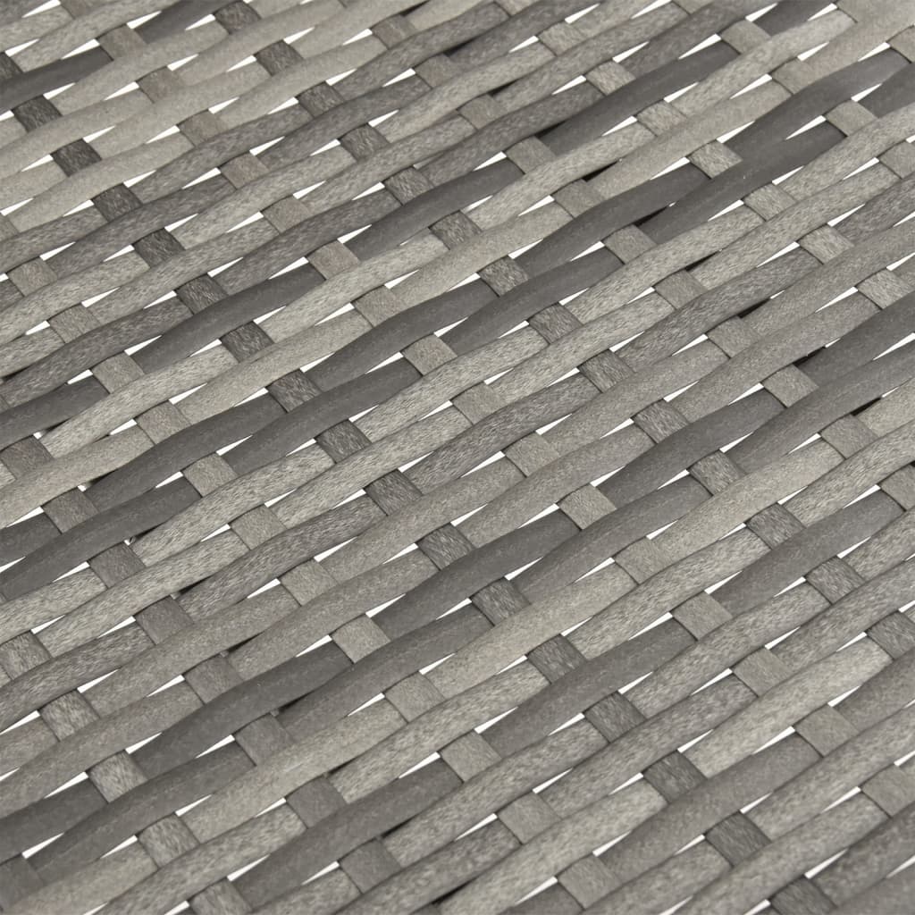 5 pcs conjunto de jantar para jardim antracite